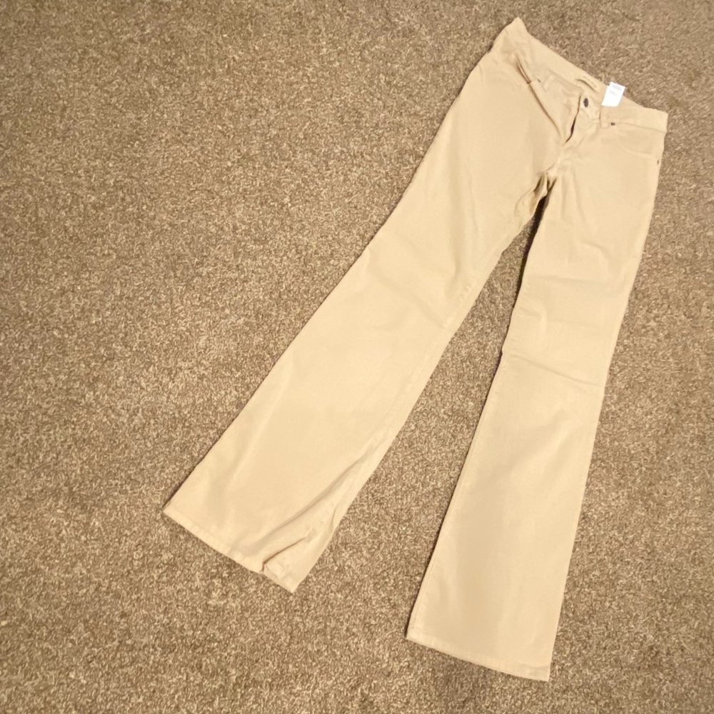 See by Chloe Wide Leg Flare Jeans in Nude Sz 31 NEW      - L - Picture 2 of 7